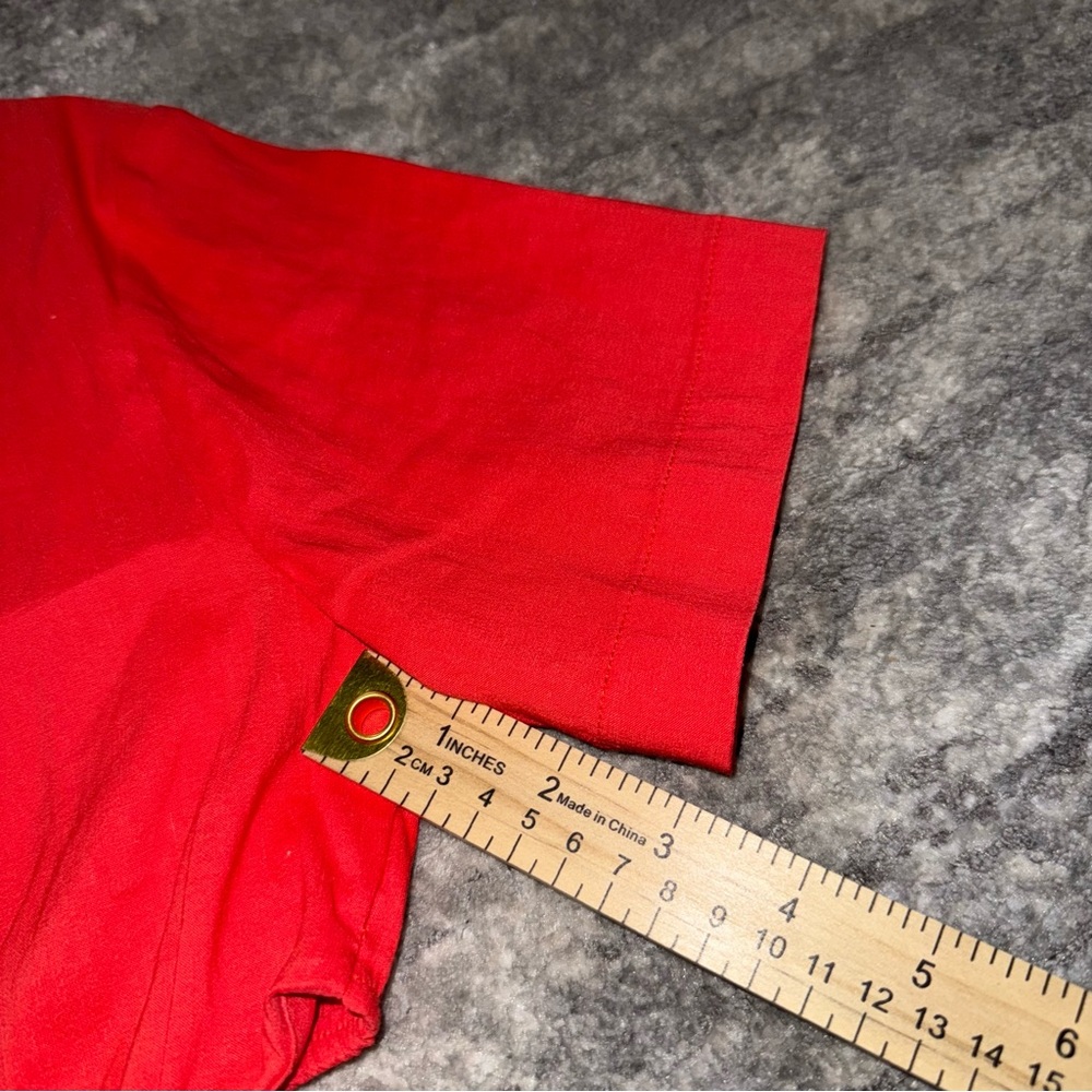 Zara top Crop Women waist‎ tie linen shirt blouse S - Picture 5 of 7